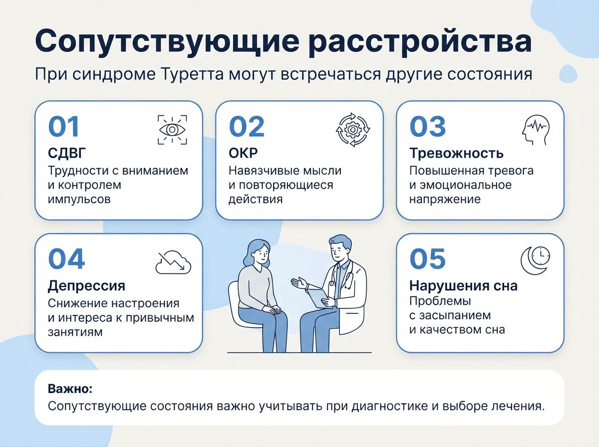 Лечение синдрома Туретта в Бердянске инфографика